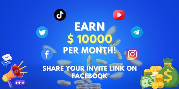 Registration banner artwork with mobile phone and reward coins artwork