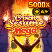 Open Sesame Mega slot icon with treasure vault artwork